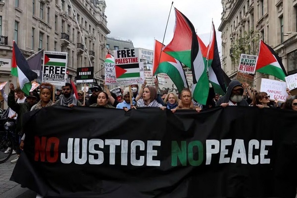 Pro-Palestine rally in London