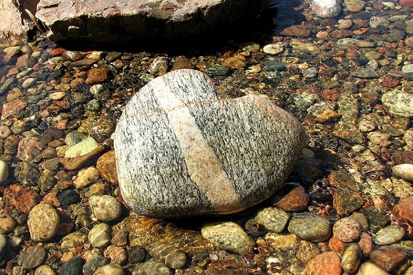 A stone heart