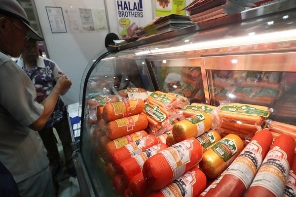 Halal food shop in Seoul, South Korea