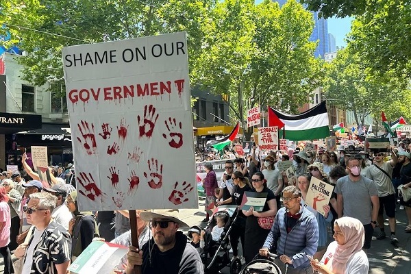 Pro-Palestine rally in Australia