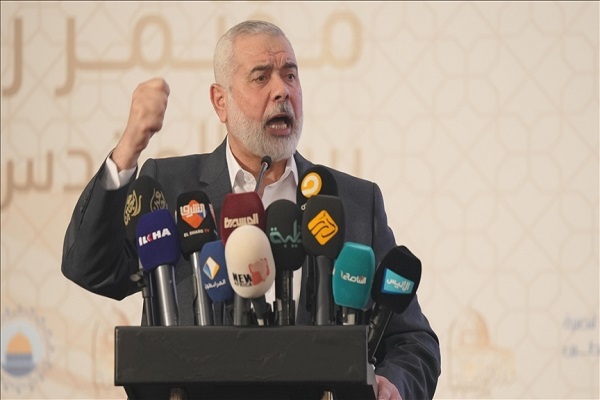 Head of the Hamas political bureau Ismail Haniyeh