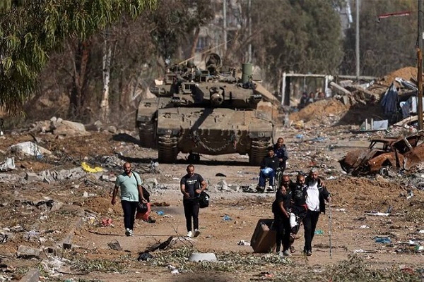 Israeli violation of truce with Hamas
