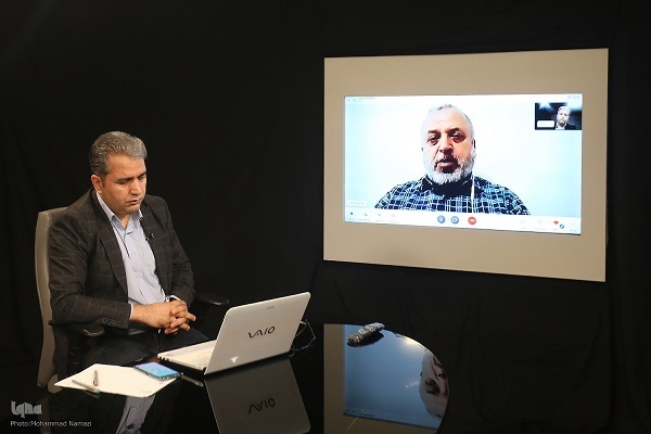 Former senior leader of the Islamic Jihad movement Omar Abdullah Shallah speaking to IQNA