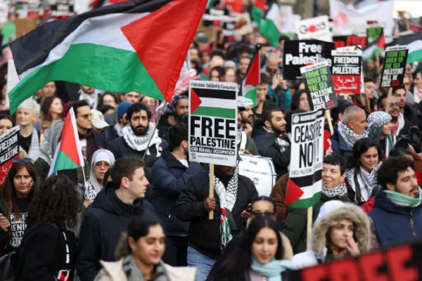 Pro-Palestine rally in London