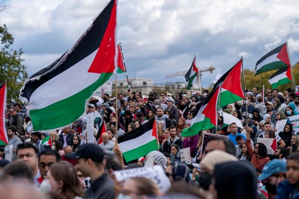Pro-Palestine rally in Indonesia