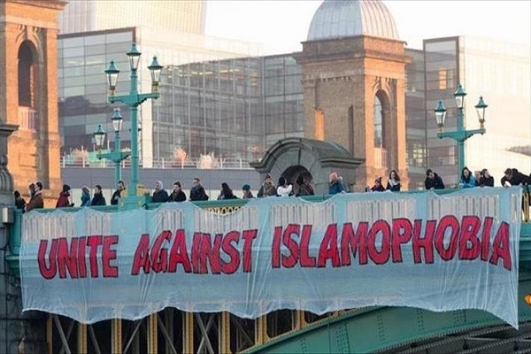 Rally against Islamophobia in UK