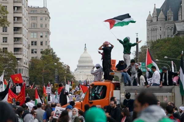 Pro-Palestine rally in US