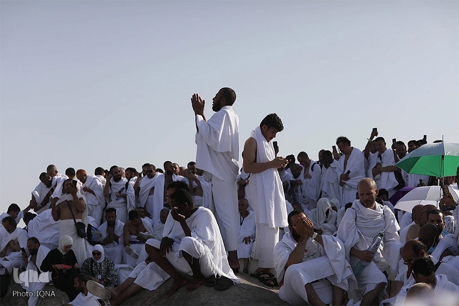 Hajj pilgrims in Arafat