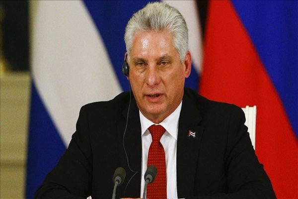 Cuban President Miguel Diaz-Canel