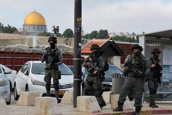 Israeli forces attack Muslims near Al-Aqsa Mosque, December 29, 2023