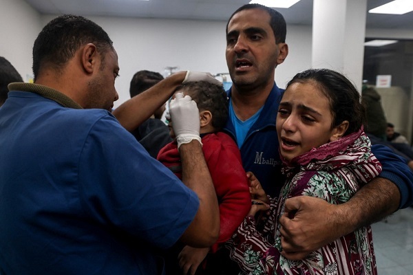 Palestinian children victims of Israeli aggression on Gaza
