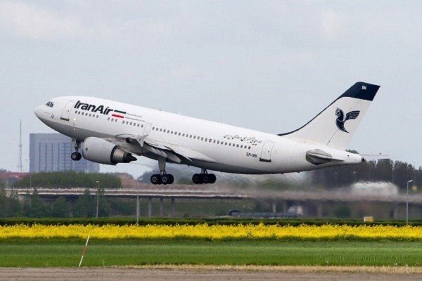 An Iran Air plane taking off