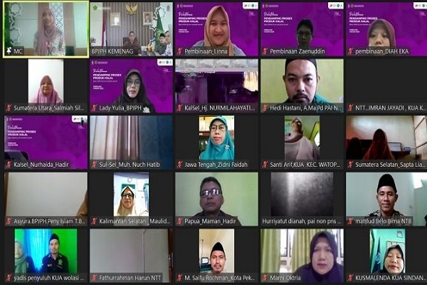Halal Product Certification Training Conducted by Indonesia Religious Affairs Ministry