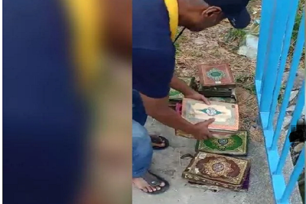 Copies of Quran Retrieved from Drain in Malaysia’s Selangor