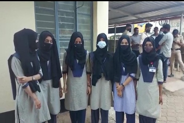 Muslim girls wearing Hijab