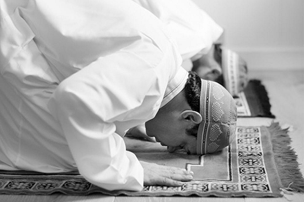Saying prayers