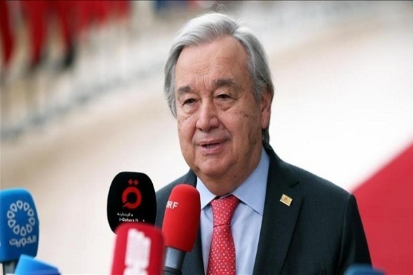 UN Secretary General Antonio Guterres