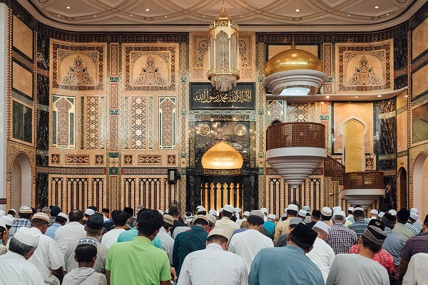 Friday prayers in Brunei