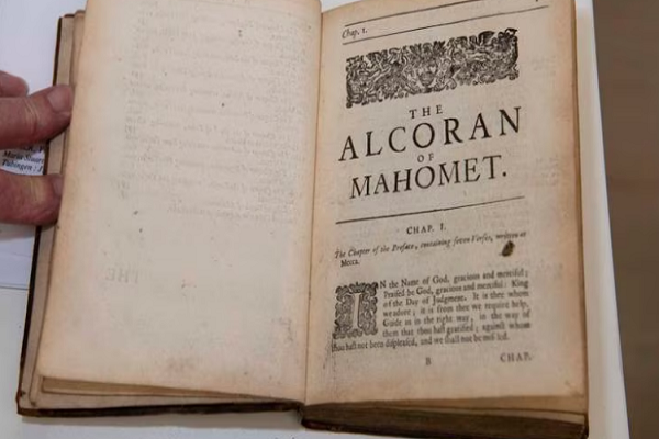Copy of First English Translation of Quran