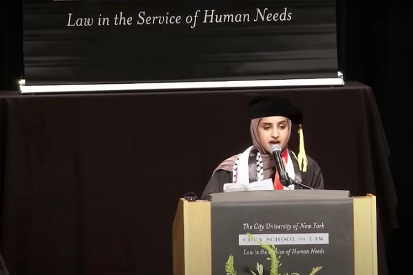 Fatima Mohammed, a Yemeni graduate of CUNY