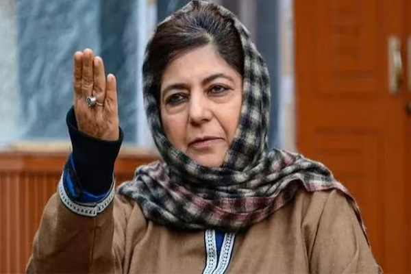 Former Jammu and Kashmir chief minister and Peoples Democratic Party (PDP) leader Mehbooba Mufti.