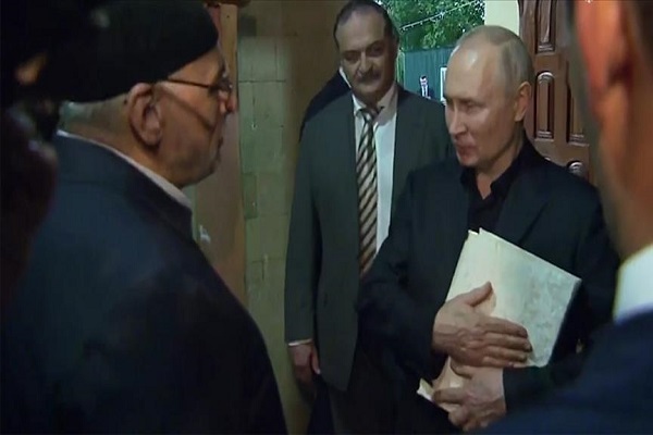 Russian President Vladimir Putin gifted a copy of Quran in Dagestan