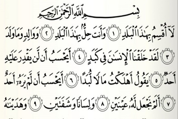 Surah Al-Balad