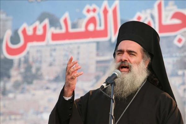 Greek Orthodox Archbishop of Sebastia in Jerusalem Al-Quds Archbishop Atallah Hanna