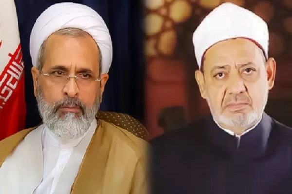 Ayatollah A'rafi and Sheikh Ahmed al-Tayyeb