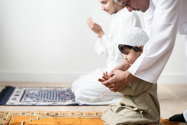 Saying prayers