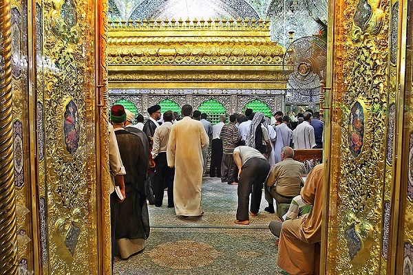 A Shia holy shrine