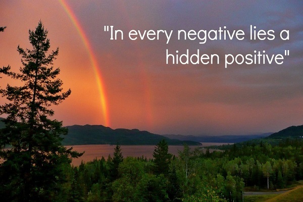 In every negative lies a positive