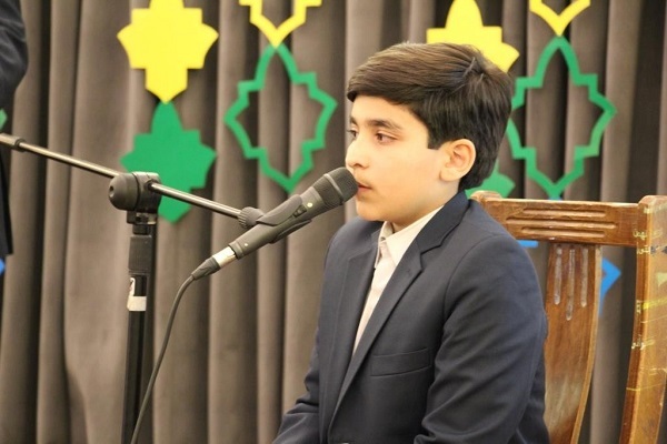 A young Quran reciter
