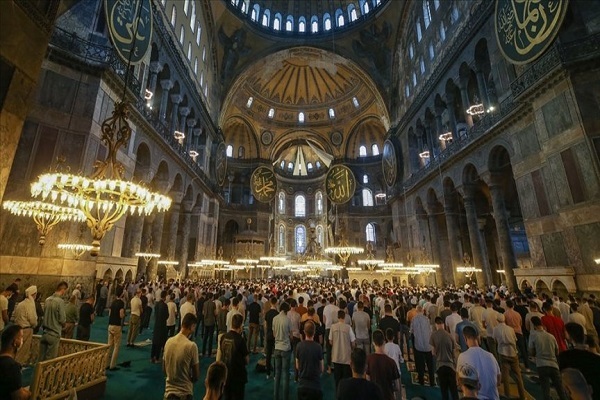 Hagia Sophia Mosque in Istanbul, Turkey