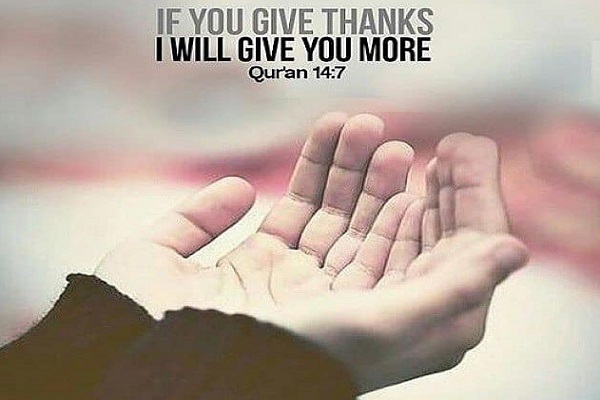 If you give thanks, God will give you more