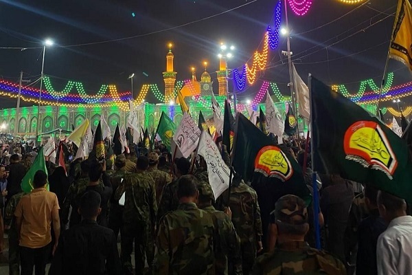 Funeral processions held in the Iraqi holy cities of Karbala and Najaf for IRGC General Abbas Nilforoushan on October 14, 2024.