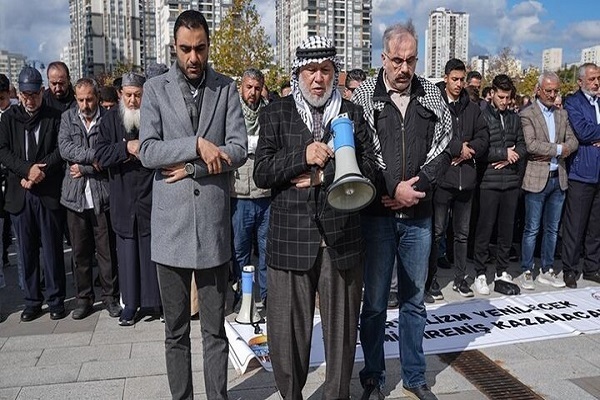 An absentee funeral prayer was in Turkey on October 20, 2024, for Yahya Sinwar