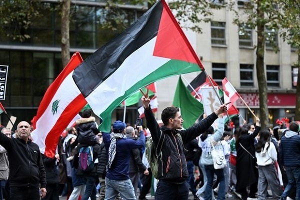 Thousands Demonstrate in Belgian Capital in Solidarity with Palestine