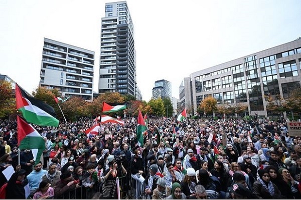 Thousands Demonstrate in Belgian Capital in Solidarity with Palestine