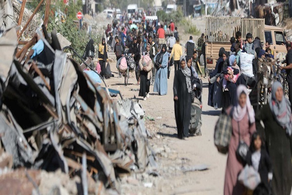 Millions of Palestinians displaced as a result of Israeli attacks on Gaza