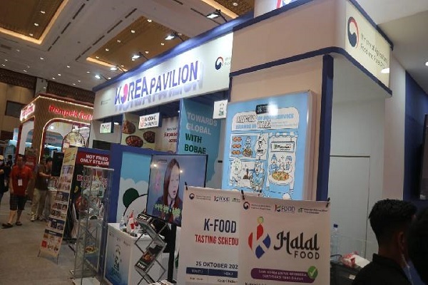 South Korea’s pavilion at the Franchise & License Expo Indonesia (FLEI) exhibition held on October 25-27, 2024, at the Jakarta Convention Center (JCC).