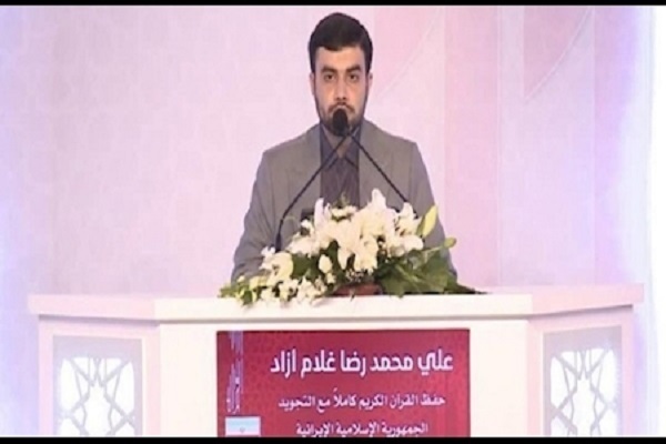 Iranian memorizer Ali Gholamazad