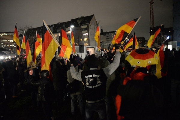 An anti-Muslim rally in Germany