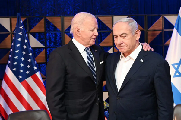 Joe Biden and Benjamin Netanyahu