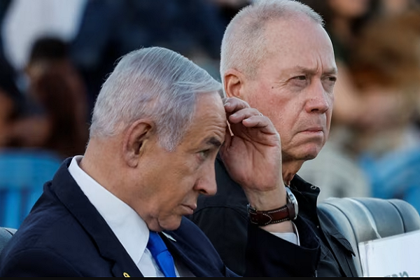 Benjamin Netanyahu and Yoav Gallant