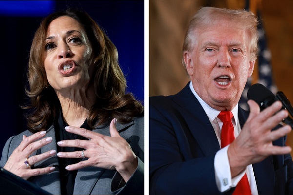 Kamala Harris and Donald Trump