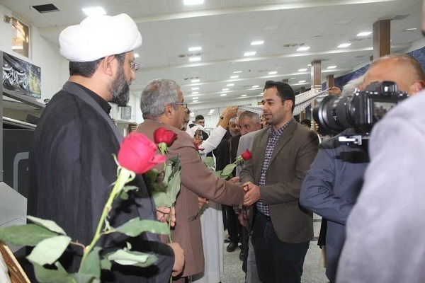 A delegation of Iraqi Quran activists arrives in Iran's Khuzestan Province on November 29, 2024