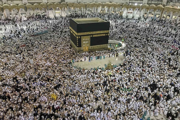 Hajj pilgrims in Mecca