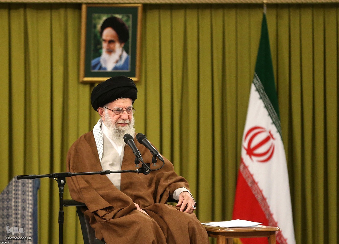 Leader of the Islamic Revolution Ayatollah Seyed Ali Khamenei