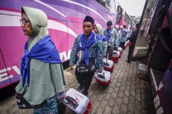 Indonesian Hajj pilgrims